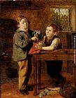 William Hemsley The Young Barber painting